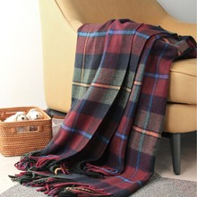秋冬加厚羊毛毯欧式秋冬季新款复古加厚美式高级羊毛毯