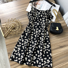 宝藏古着vintage孤品尖货不撞衫性感低胸露背桔梗山本吊带连衣裙