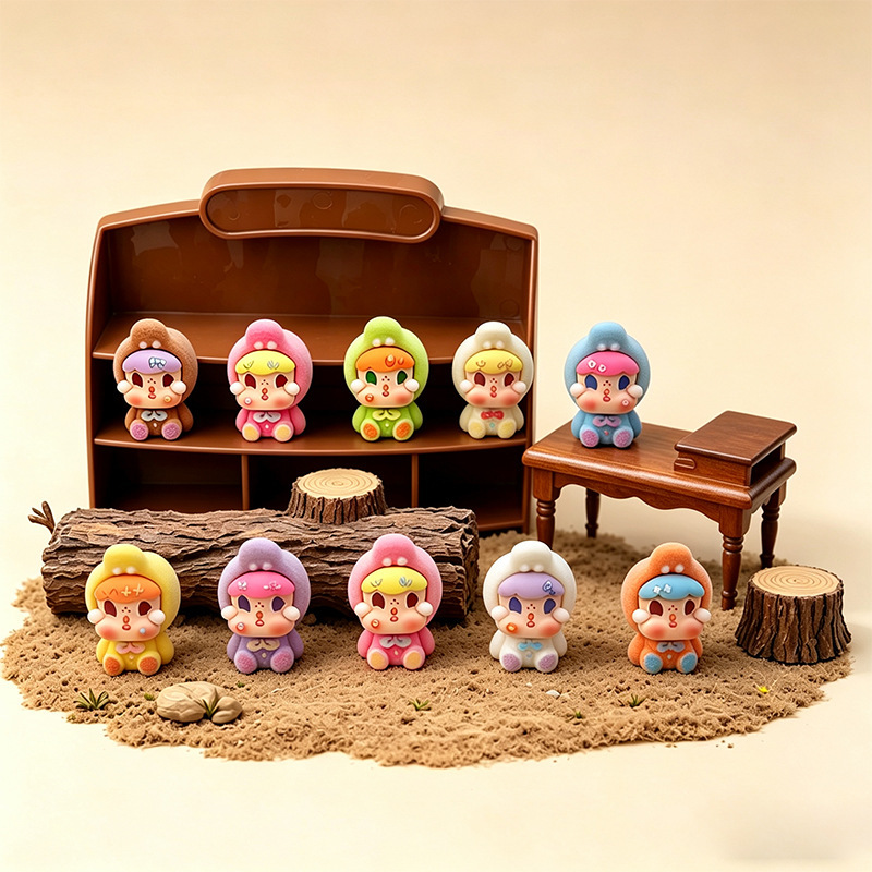 Flocked crocodile crying baby cute beads DIY jewelry accessories matching ornaments phone chain pendants resin three-dimensional accessories