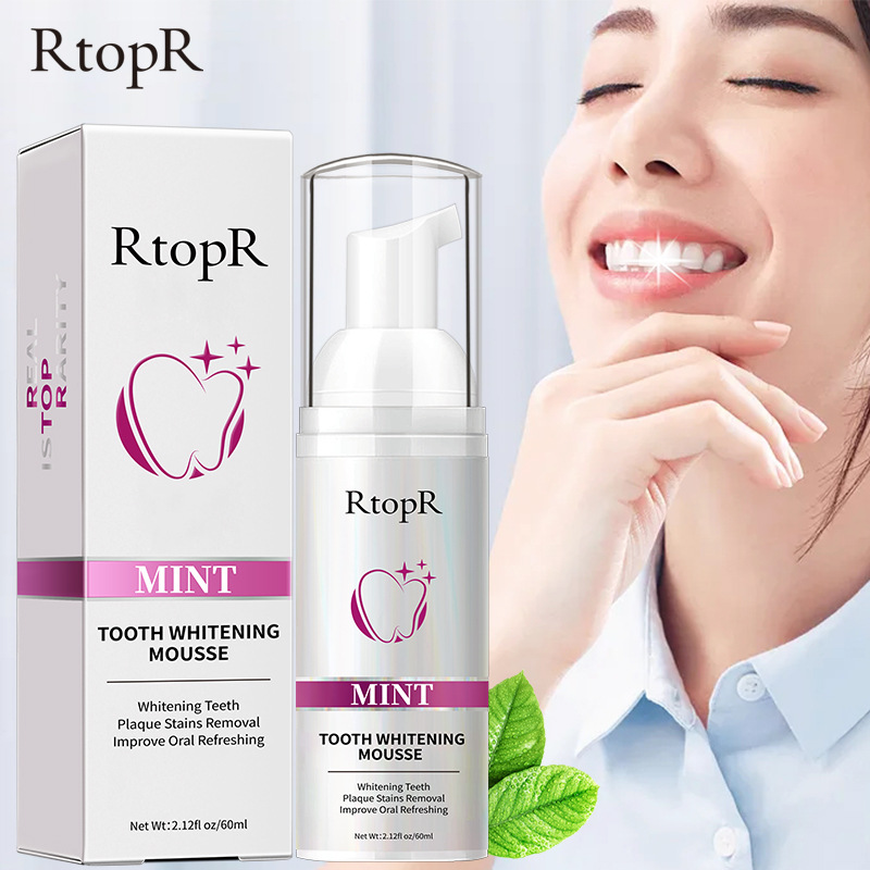 RtopR MINT TEETH WHITENING MOUSSE 跨境 RtopR044 牙齿慕斯阿里巴巴