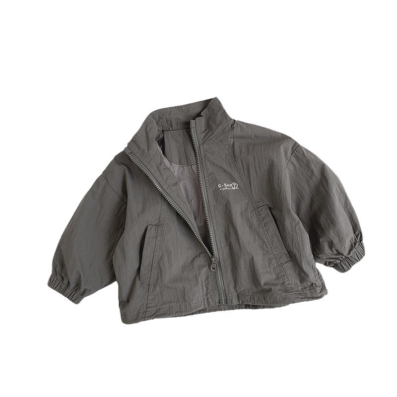 Casual Fan Hombres y bebés chaquetas coreanas otoño nuevo abrigo para niños niños retro chaquetas de moda japonesas