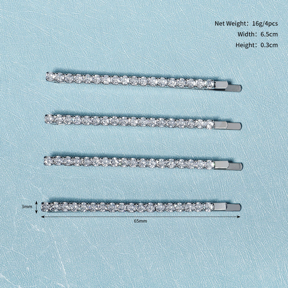 INS New Daily Bangs clip lateral rhinestone clip de pelo accesorios para el cabello chica clip lateral puesto suministro horquilla al por mayor