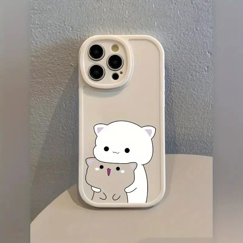 Cloth Couple Phone Case for Apple 16promax Phone Case iphone14plus Soft 13 Silicone Full Bag