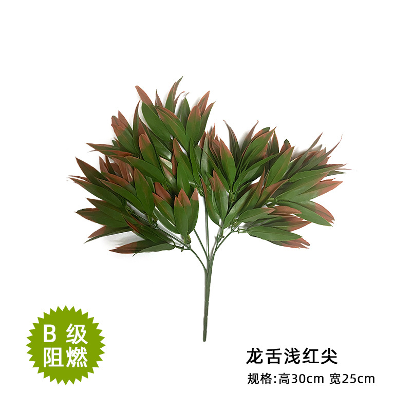 Dragon tongue light red tip 30*25cm