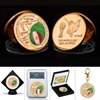 Factory supply metal commemorative coins wholesale challenge coin football World Cup badge foreign trade sports commemorative medal