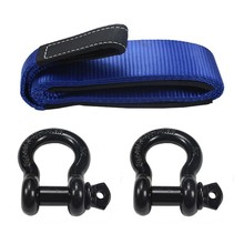 美式马蹄卸扣重型u型环螺母吊带厂家直销涤纶扁平吊带