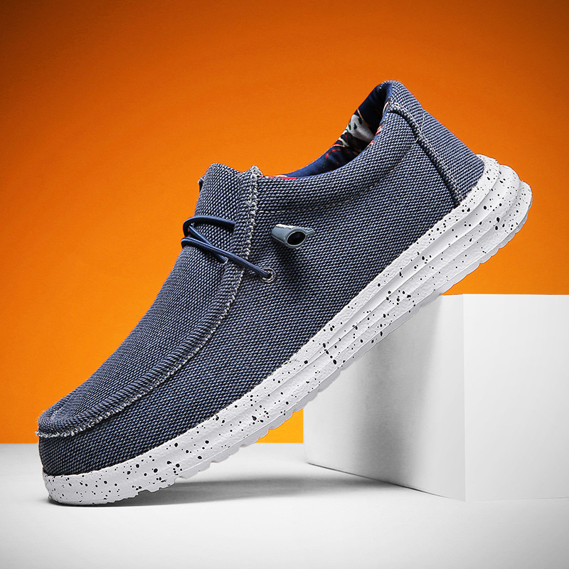 Lefu-Freizeitschuhe im Live-Übertragungsstil mit flachem Boden, faule Leute treten auf Herren-Leinenbretter, Schuhüberzüge_voghion.com