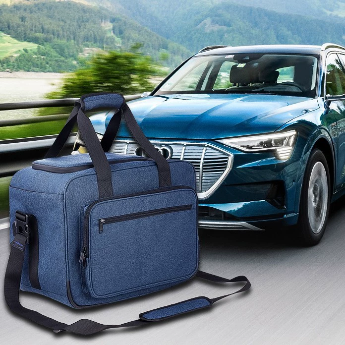 Автомобильный холодильник GOUER для трансграничной торговли, складной, двойного назначения для использования на улице и дома, большой емкости, с функциями охлаждения, сохранения свежести, подогрева и изоляции, мягкая сумка-термос