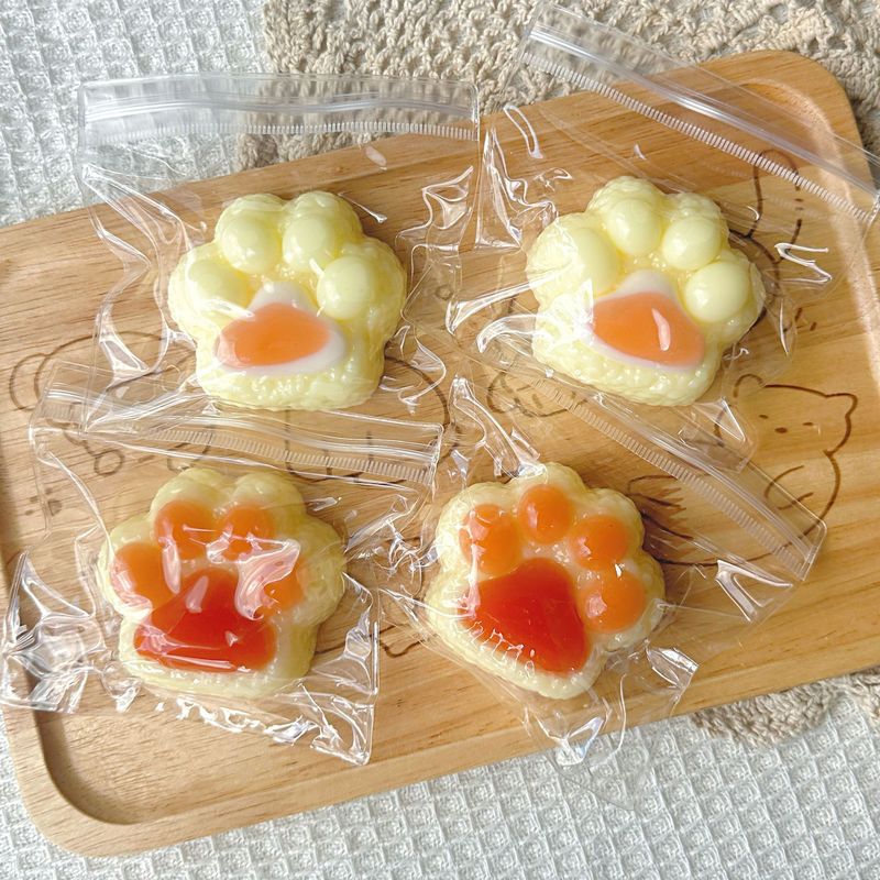 模擬食品玩具ブルーベリースフレープニッピング2色キャラメルプリンクリームケーキ高価値スローリバウンドおもちゃ|undefined