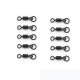 Eight-character ring plus ring/export to Europe CARP CARP fishing accessories European fishing kit wholesale 4# 14#