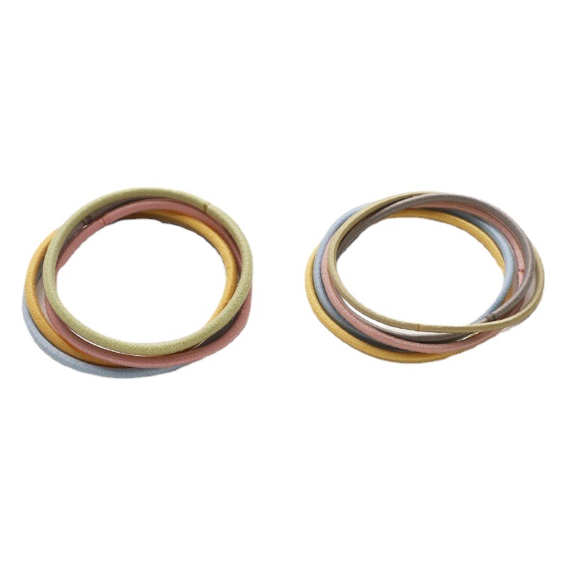 Cuerda de pelo banda de pelo al por mayor accesorios para el cabello nuevo lazo simple banda de goma de pelo cuerda de pelo base básica banda de pelo tocado chica