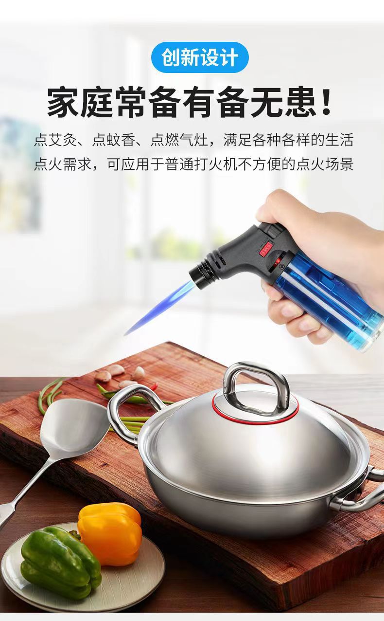 Moxibustion Ignition Torch Windproof Butane Lighter for Moxa Sticks and Cigar Lighting key features
