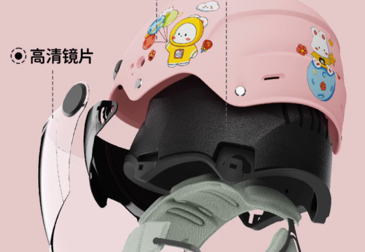 New national standard 3C certification children's helmet baby child summer girl boy electric motorcycle four seasons safety helmet