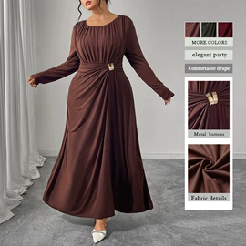 大码连衣裙;连衣裙;女式衬衫