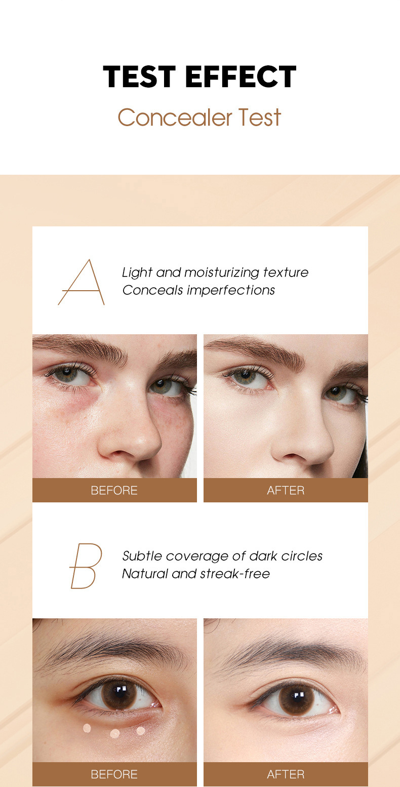 Silky Contouring Concealer Liquid Foundation For Face Repair_voghion.com