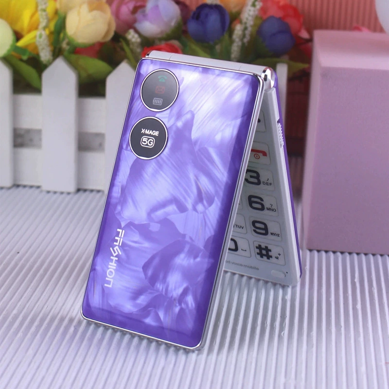 Flip Phone X-MAGE, двойной/одинарный 3.0 широкий экран, полная сеть 4G/5G, длительный заряд батареи (10–15 дней)