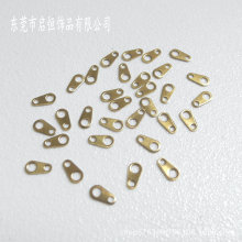 DIY饰品配件/黄铜迷你双环连接花片/弹弓扣8字旦片扣厂家批发