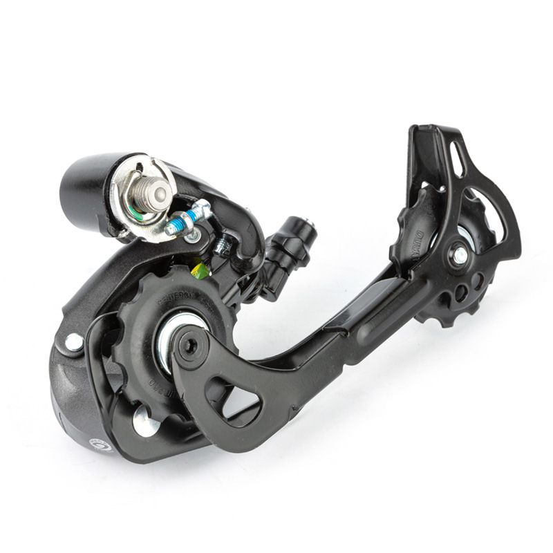 Bicicleta desviador trasero bicicleta de montaña 9 velocidades 27 velocidades posicionamiento trasero dial 370 aleación de aluminio accesorios de reparación de cambio de marcha