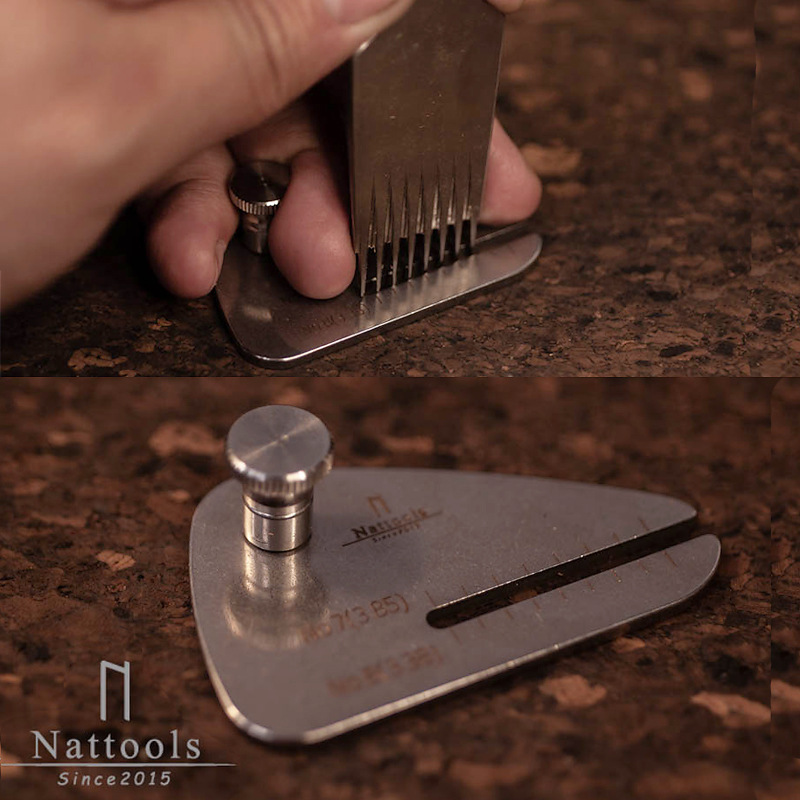 不锈钢材质水洗工艺 手工DIY皮革皮具打斩工具 Nattools拔斩器
