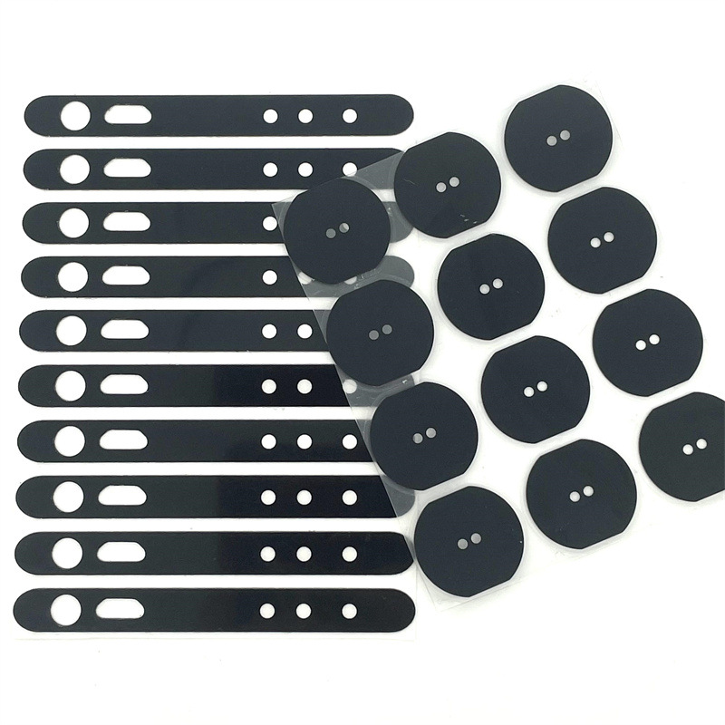 源头厂家网版丝印加工黑色遮光PC视窗保护镜片指示灯显示装饰面板