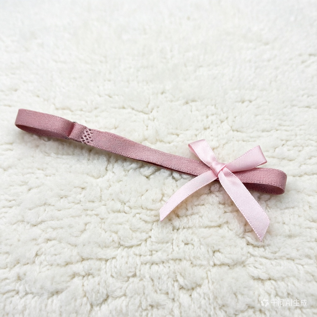 Black Lace Elastic Leg Garter with Bowknot, Single Thigh Accessory — detail image 5