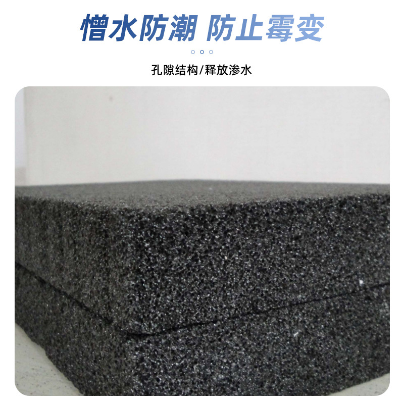 Panel de aislamiento térmico de espuma de vidrio personalizado para techo de pared exterior aislamiento térmico de absorción de sonido I tipo II tipo 120 paneles de aislamiento térmico de espuma de vidrio