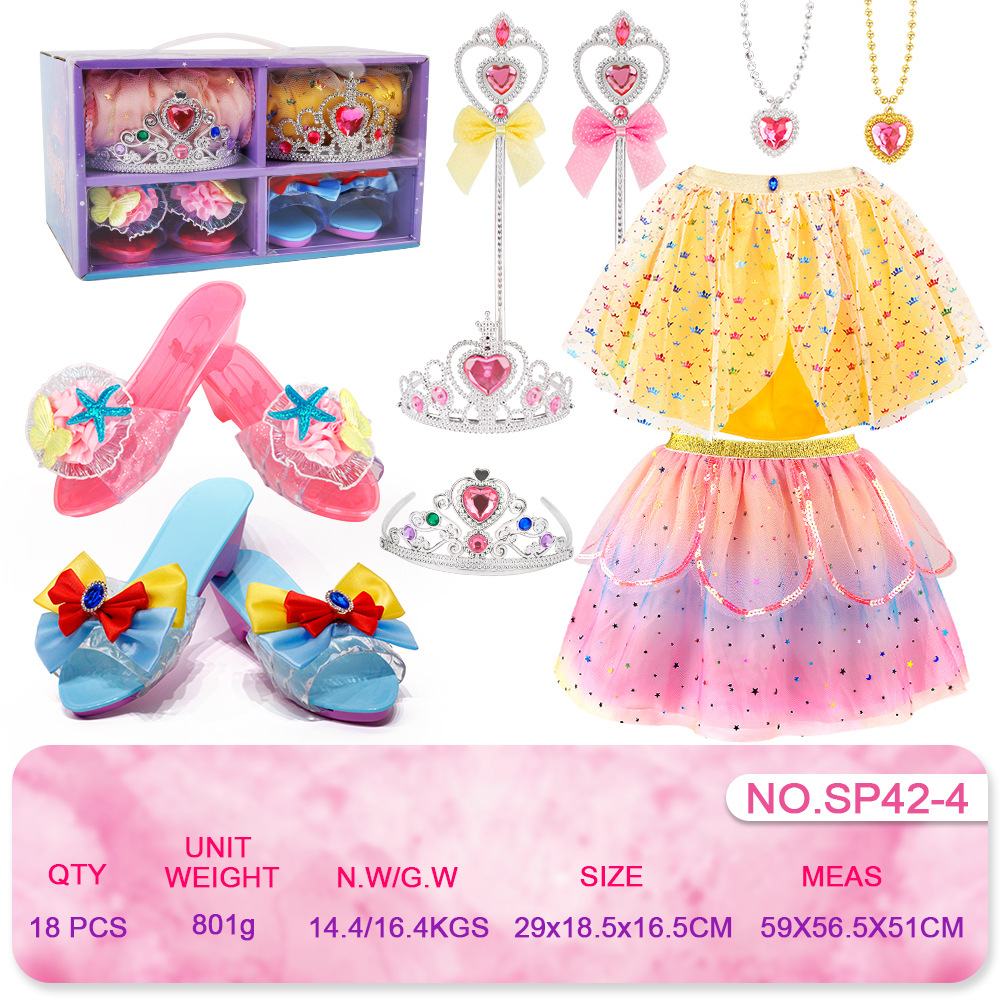1416g Weight Dress Up & Pretend Play Toys Type Plastic Material Crown Pattern Cute Style Crown Plastic Dress Up & Pretend Play 2