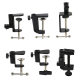 Direct supply aluminum alloy I-clip metal desktop fixed cantilever bracket desk lamp lamp Ai lavender accessories base