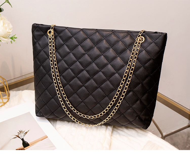 341g Weight Polyester Lining Material Magnetic Buckle Closure Type Double Shoulder Straps Strap Type Tote Bag Bags Type Daily, Street Occasion Pu Leather Material Solid Color Pattern All Seasons Season Women's Gender Classic Style, Streetwear Style Square Shape Medium Size Women's Medium Pu Leather Solid Color Classic Style Streetwear Square Magnetic Buckle Tote Bag 13