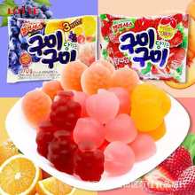 韩国进口乐天混合水果味草莓味软糖儿童休闲糖果零食qq橡皮糖