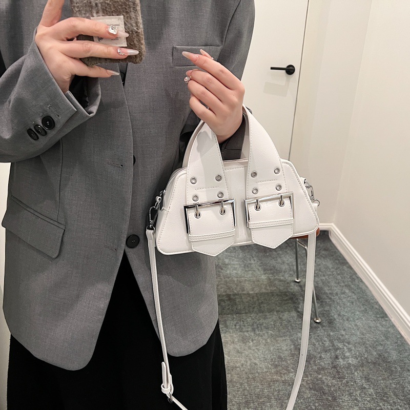 Bolso retro estilo Hong Kong 2025 verano nuevo bolso femenino diseño de nicho bolso de hombro bolso de mensajero de alta gama