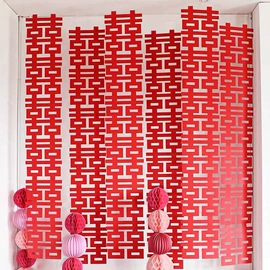 喜字;毛毡;发箍