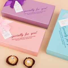 Valentine's Day Gift Box 18-Gate Chocolate Packaging Box Companion Gift Box Wedding Candy Box Companion Gift Box