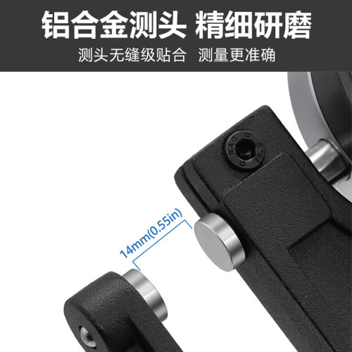 0-12.7mm digital display hundred/thousandthickness gauge/meter/meter suitable for paper, film, cloth and tape