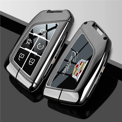 Car key bag | Ct4 Ct5 Ct6 Atsl - vinyl-cadillac-model-b-piano-black-one-key-case