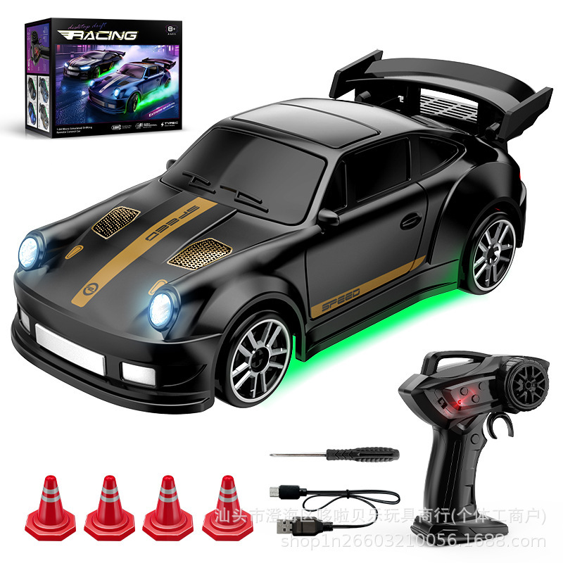 国境を越えた新製品 1:64 デスクトップミニ RC リモートコントロールカー四輪駆動フルスケールドリフトレーシングカー子供用リモートコントロールおもちゃの車|undefined