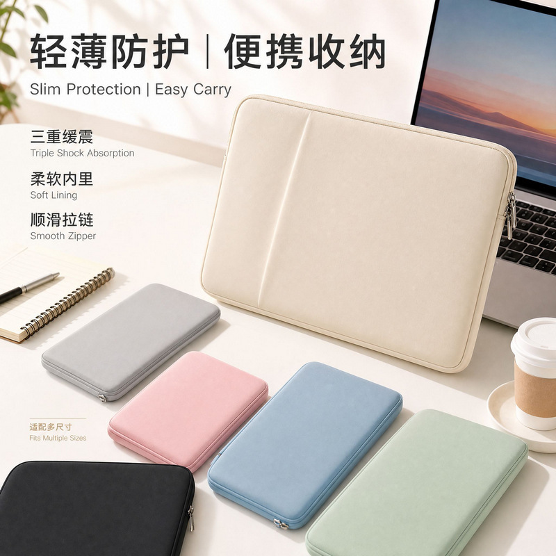 Minimalist and Stylish Storage Laptop Sleeve 13415 Tablet Protective Case MacBook Storage Bag