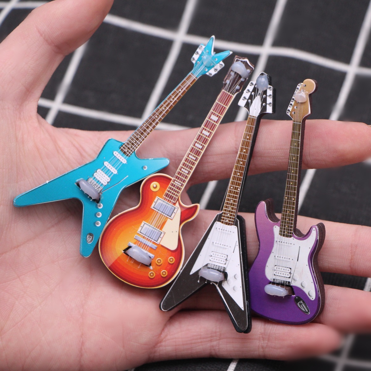 Children Unisex Guitar Wood Model Accessories display picture 2