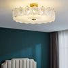 Light extravagance Master bedroom Ceiling lamp French Retro Simplicity Postmodern originality shell Second bedroom Room Restaurant Crystal lamp