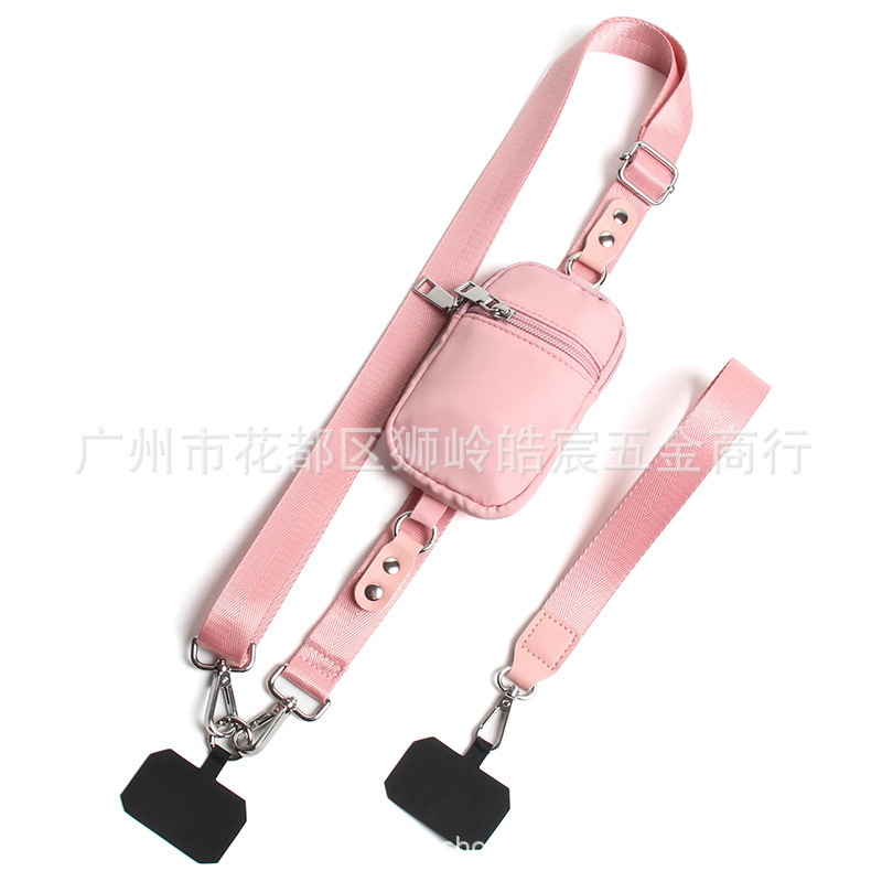 手机挂绳挂脖吊绳加宽带防丢防摔长款斜挎链绳子带贴片手腕尼龙绳|undefined