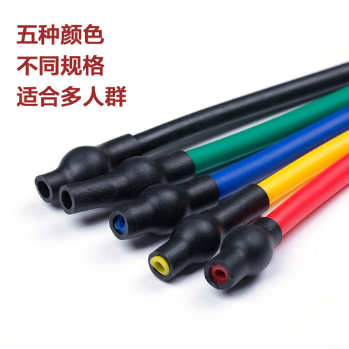 TPE One-Piece Tensioner Multi-Functional Yoga Resistance Band Indoor Fitness Chest Expanding Back Stretching Band Direct Manufacturer Supply