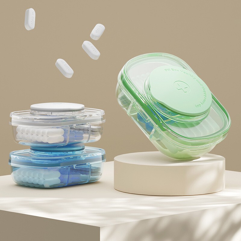 収納分入れシール防湿ミニ多機能薬ケース薬品切断錠剤薬ケース携帯ケース|undefined