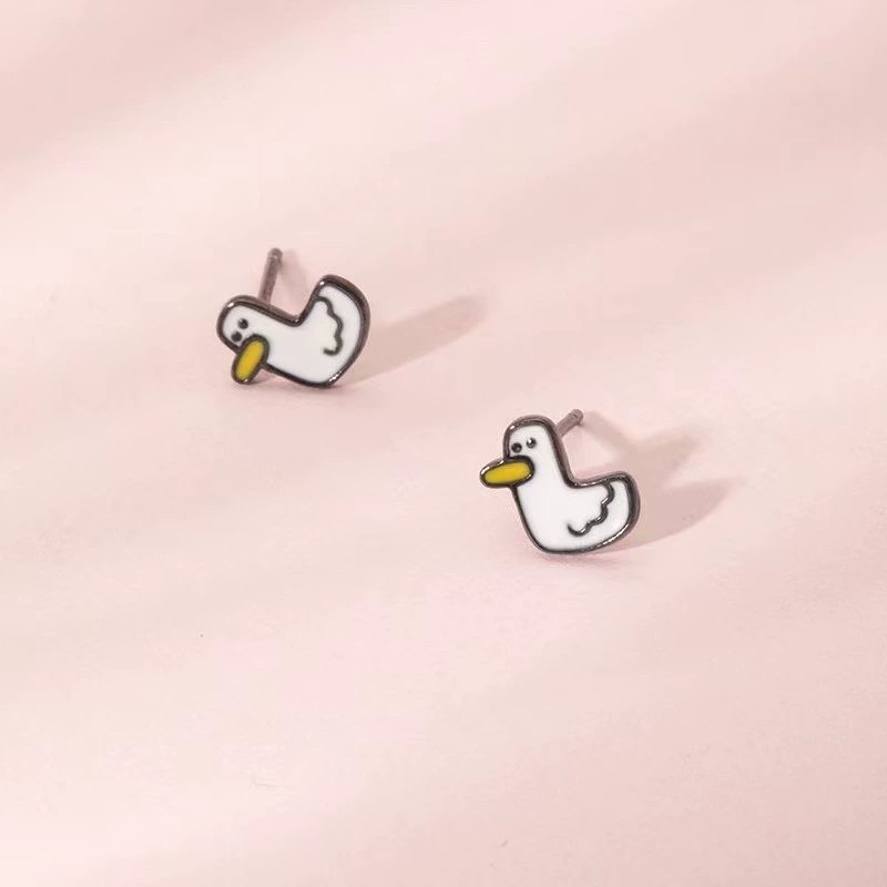 earrings korean style metal set — simple elegant designs, lightweight 0.006 kg
