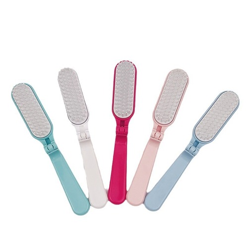 Miniature compact portable girls' home use smooth hair styling massage scalp folding comb small comb