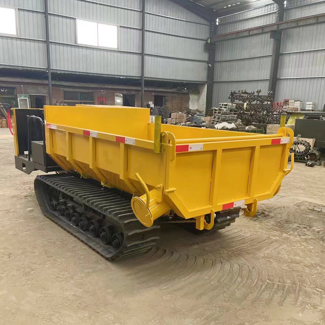 全地形爬山虎搬运车  履带运输车 四不像自卸车 可带抓木设备