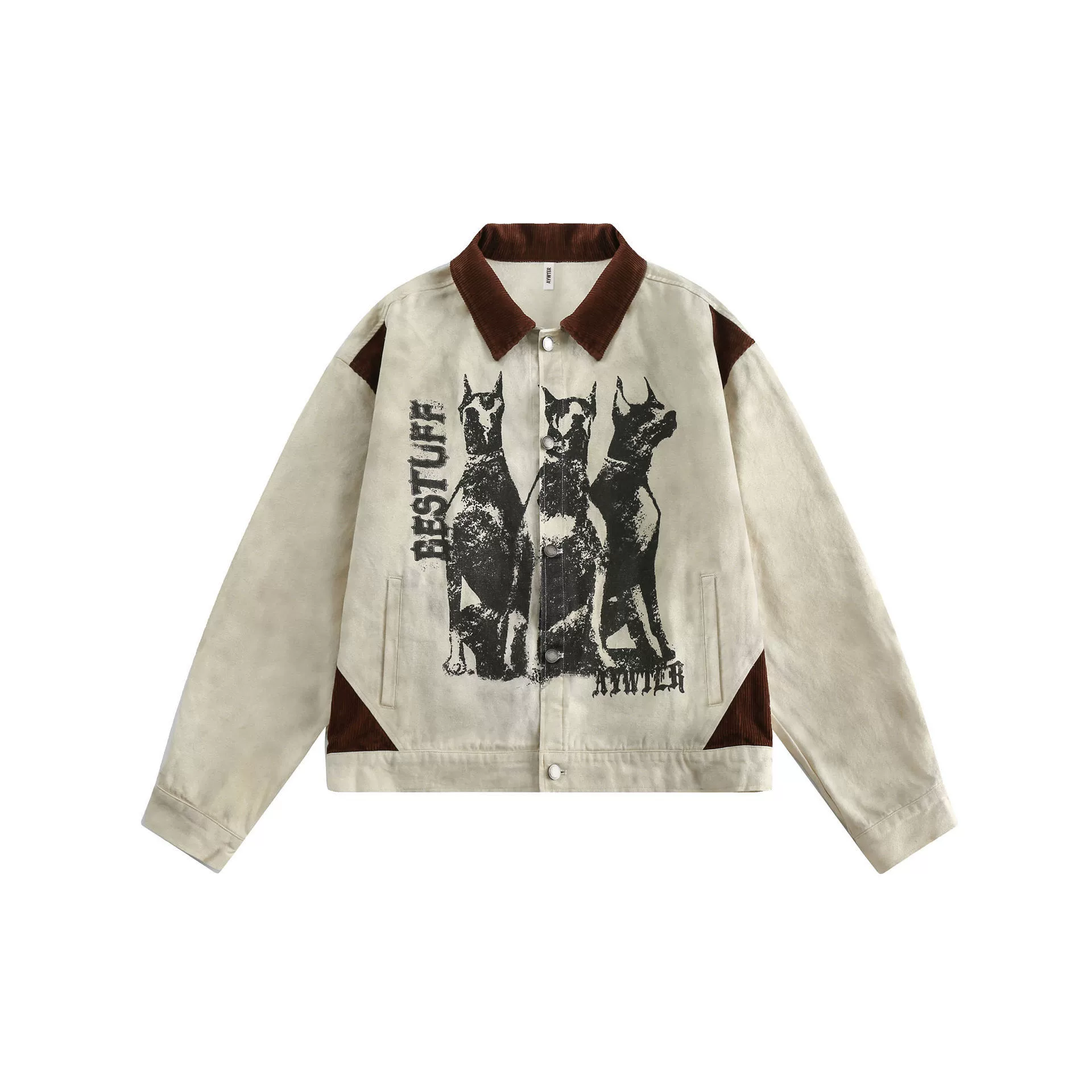 Retro trend keep warm jacket, American style, for beloved