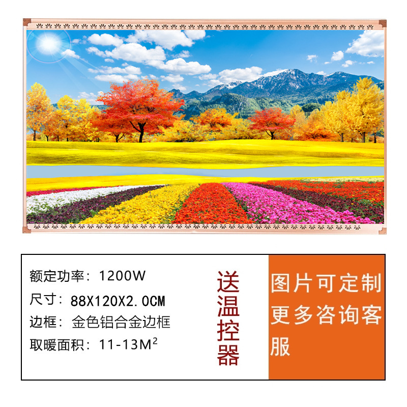 批发石墨烯碳晶墙暖壁画取暖器家用节能速热壁挂式取暖装饰暖气片|undefined