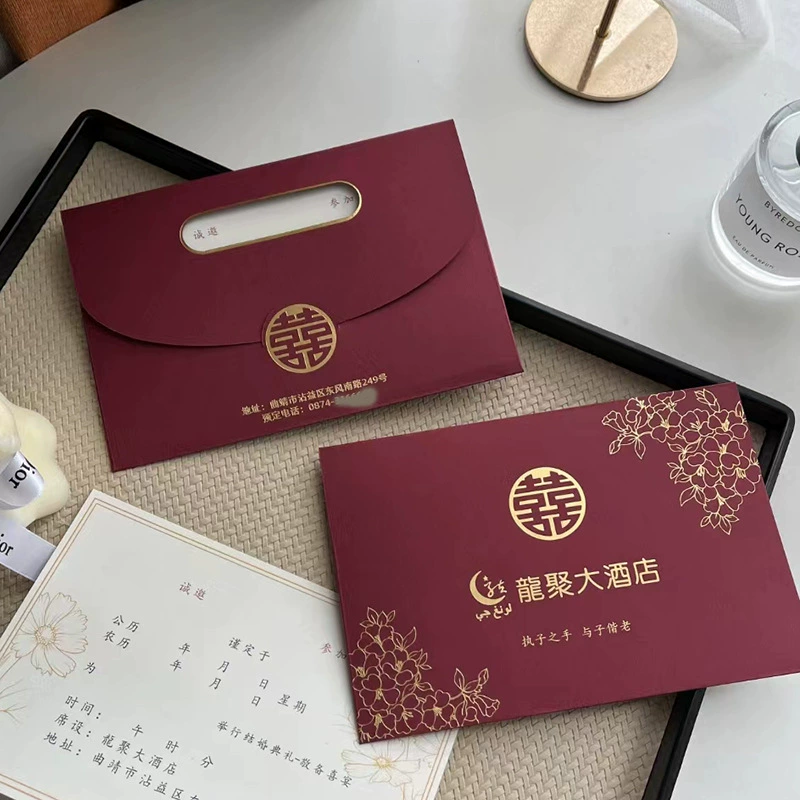 Гостиничные приглашения с индивидуальным логотипом заказного адреса