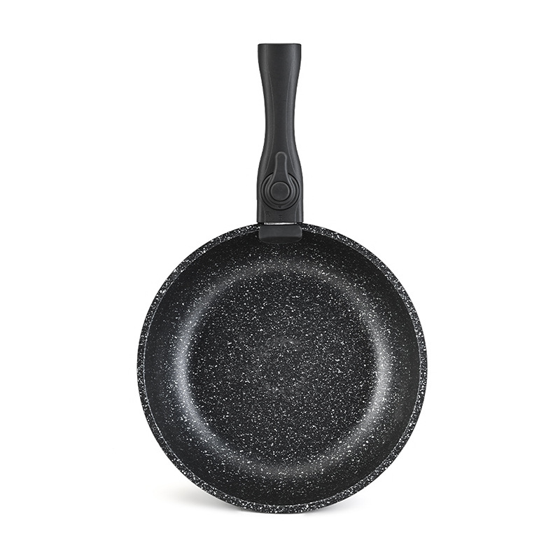 Comercio exterior transfronterizo piedra de arroz desmontable mango antiadherente panela