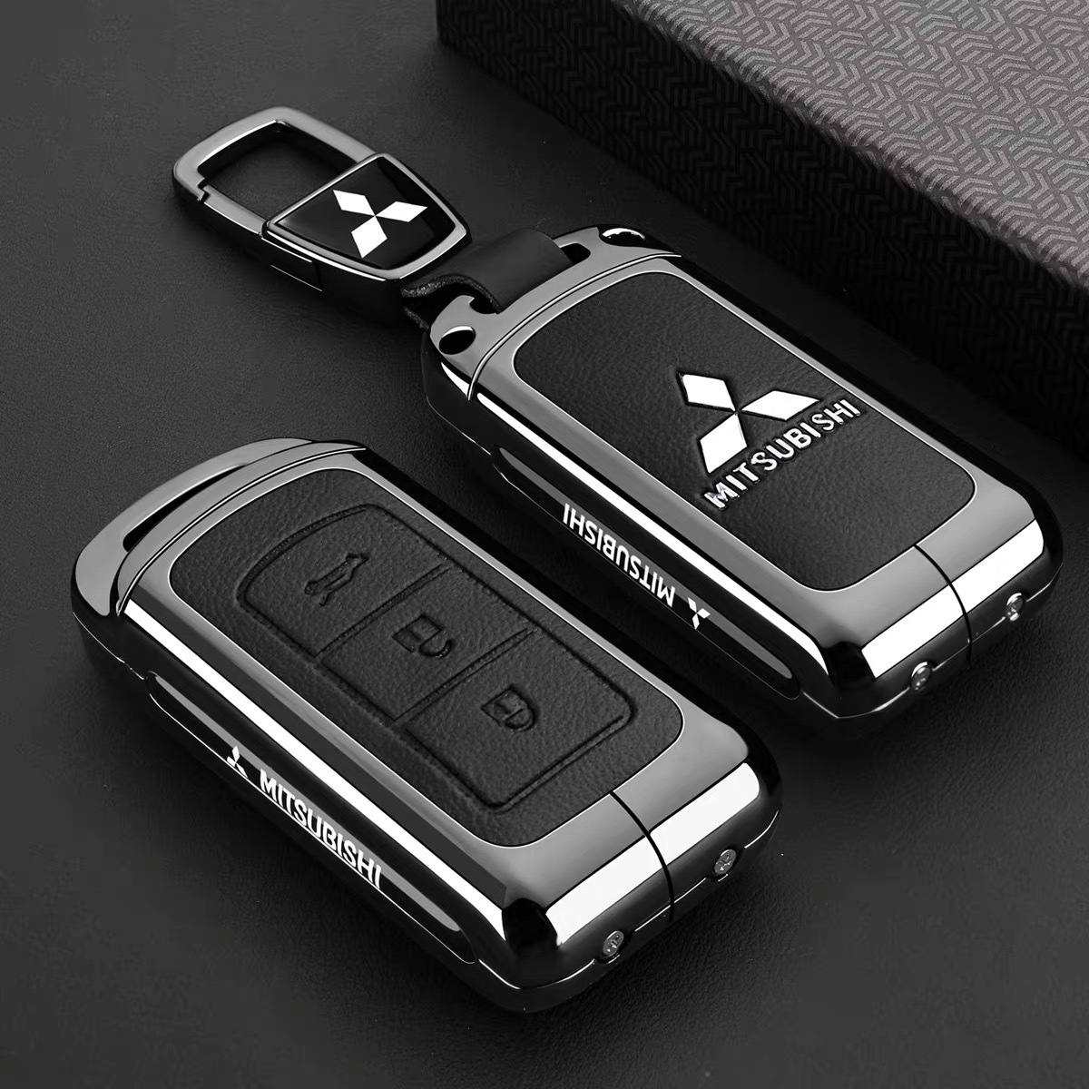 Suitable for Mitsubishi Outlander Key Cover Asx Yige Pajero V93 Jinchang L200 Wingshen Car Bag Buckle Shell